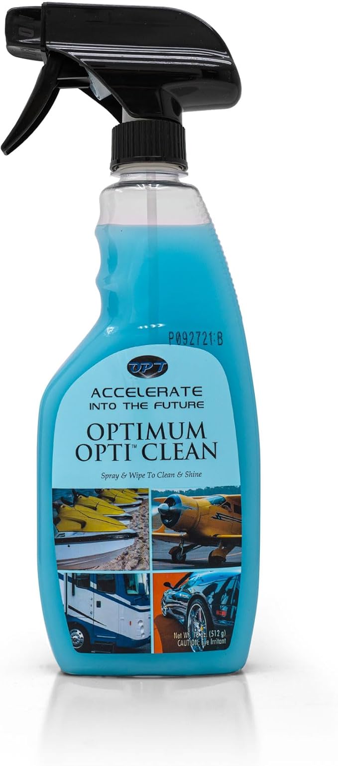 Optimum Opti-Clean Waterless Wash and Protect - Ready to Use Waterless Car Cleaning Spray and Polymer Protection (17 oz)