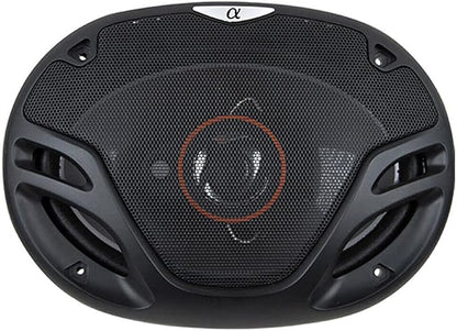 Alphasonik AS29 Loudspeakers 1 Pair of 6X9 500W Max 3-Way Speakers 4 Ohms Premium Quality Audio Door Speakers for Car or Truck Stereo Sound System