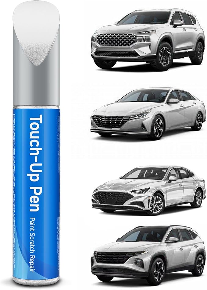 Touch Up Paint Compatible with Hyundai Exact Match Touch Up Paint Car Scratch Repair (Symphony Silver Metallic（Y8/Y8S）)