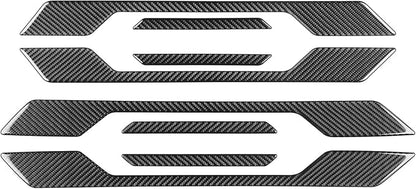 NVCNX Real Premium Carbon Fiber for Toyota Tundra 2022-2026 2023 2024 2025 Door Sill Scuff Plate Door Entry Guard Protector Cover Interior Trim Accessories Overlay Sticker 8PCs not for Extended Cab