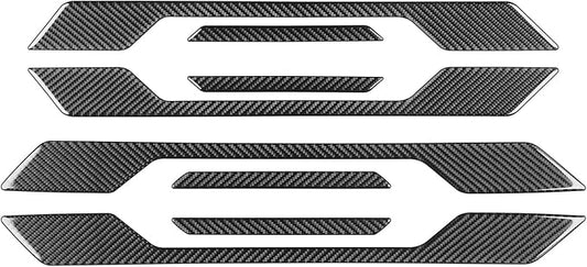 NVCNX Real Premium Carbon Fiber for Toyota Tundra 2022-2026 2023 2024 2025 Door Sill Scuff Plate Door Entry Guard Protector Cover Interior Trim Accessories Overlay Sticker 8PCs not for Extended Cab