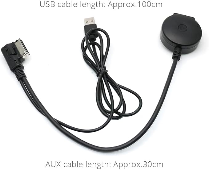 Bluetooth Receiver Car Kit Compatible with Audi A3 A4 A5 A6 A7 S3 S4 Q3 Q5 Q7,Wireless Music Interface AMI MMI Adapter,Premium CSR Chipset HiFi Sound,Compatible with iPhone iPod Android 2G