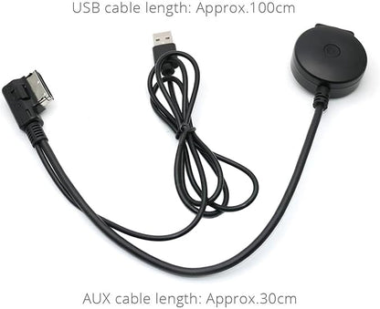 Bluetooth Receiver Car Kit Compatible with Audi A3 A4 A5 A6 A7 S3 S4 Q3 Q5 Q7,Wireless Music Interface AMI MMI Adapter,Premium CSR Chipset HiFi Sound,Compatible with iPhone iPod Android 2G