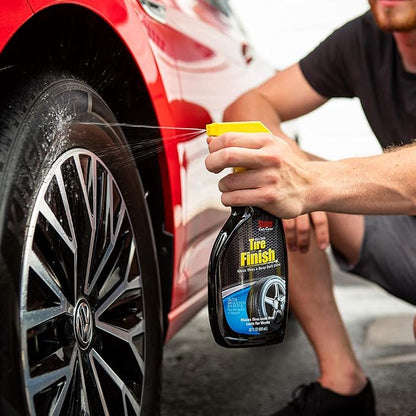 Stoner Car Care 92044 More Shine Tire Finish – Tire Shine Spray Restores Deep Matte Black Finish with Long-Lasting Rain-Resistant Protection, Dry-to-Touch – 22 fl oz (Pack of 1)