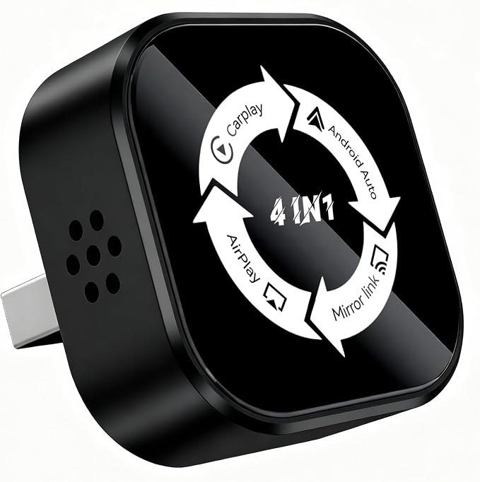 4-in-1 Wireless CarPlay Screen Mirroring Adapter