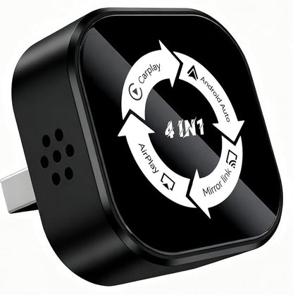4-in-1 Wireless CarPlay Screen Mirroring Adapter