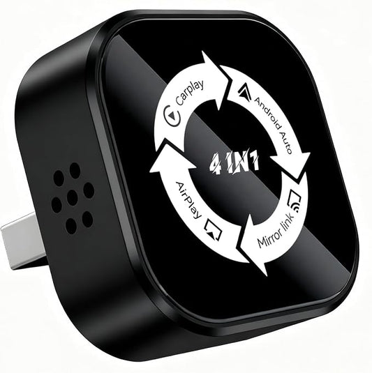 4-in-1 Wireless CarPlay Screen Mirroring Adapter