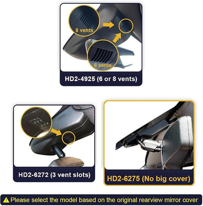 Fitcamx 4K Dash Cam Suitable for Chevy Silverado 2022-2025 (HD2-6275) 1500 2500HD 3500HD & EV 2024-2025, OEM Style, UHD 2160P Video, WiFi & APP, Loop Recording, G-Sensor, Plug & Play, 64GB Card
