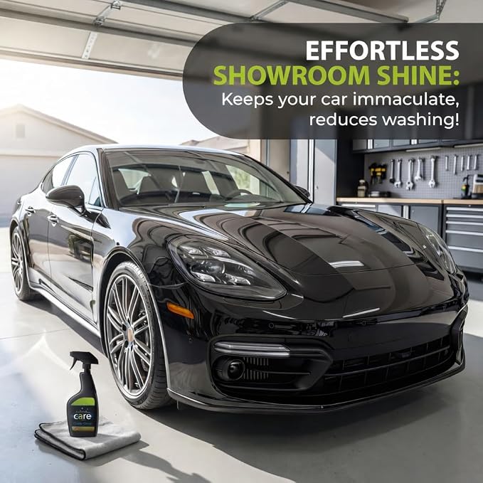 Auto Care Quick-Shine Car Polish Spray, Car Coating Spray for Shine & Protection, Long-Lasting Car Shine, Low-VOC, Professional Car Detailing Supplies, 32 oz