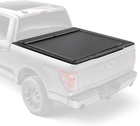RealTruck Roll-N-Lock M-Series Retractable Truck Bed Tonneau Cover | LG223M | Fits 2019 - 2025 Chevy/GMC Silverado/Sierra, works w/ MultiPro/Flex tailgate (w/o Carbon Pro Bed) 5' 10" Bed (69.9")