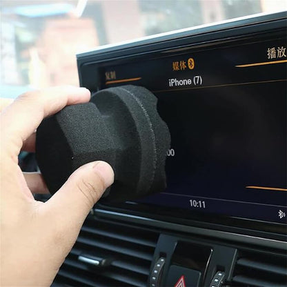 Pro Tire Hex Grip Applicator - Tire Shine Car Detailing Foam Sponge Tool | Car Cleaning Supplies After Car Wash Tire Cleaner | for Vinyl Rubber & Trim Accessories | Wheel Cleaner Rim