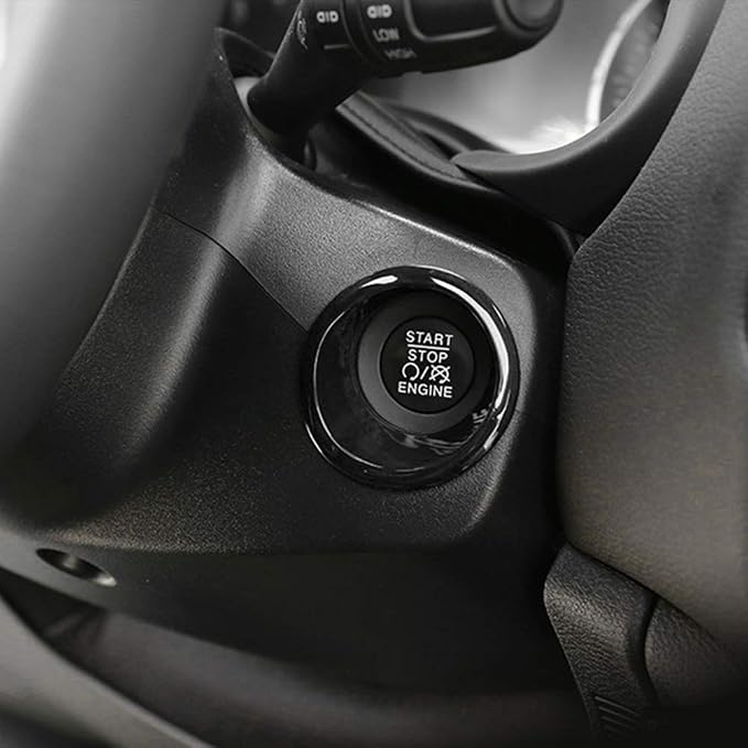 31PCS/ Set Interior Trim Kit Car Interior Accessories Decoration Trim Kit for Jeep Renegade 2015-2018 (Black)