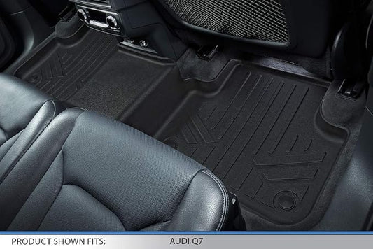 MAXLINER Floor Mats 2nd Row Liner for 2017-2025 Audi Q7 / SQ7
