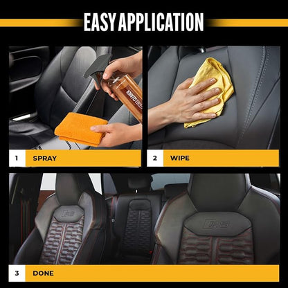 Legendary Leather Cleaner - Colorless Interior Car Cleaner & Interior Detailer - Lifts Dirt, Grime & Spots with a Natural Finish - Car Cleaning Supplies for Your Truck, SUV & Van