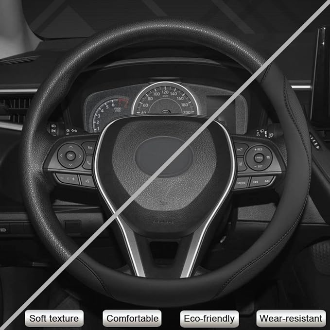 West Llama Customized Auto Car Steering Wheel Cover for Toyota Prius,86,13.75-14.25 inch