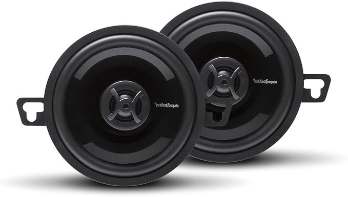 Rockford Fosgate P132 Punch 3.50" 2-Way Coaxial Full Range Speakers - Black (Pair)