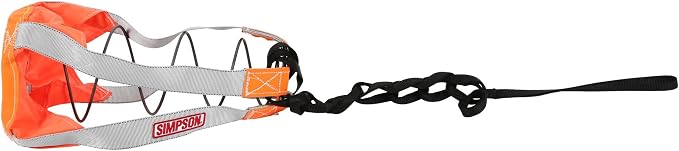 SIMPSON Racing 42085S Drag Parachute Pilot - Standard - Safety Orange - Each