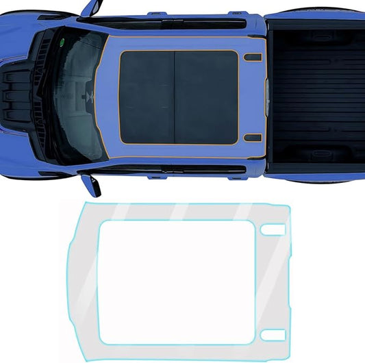 for Ford F-150 2022-2026 TPU PPF Paint Protective Film Custom Fit Clear Coating Paint Protection Film, Scratch Resistant & Self Healing Armor Shield Guard Finishing Accessories for Car Roof Window