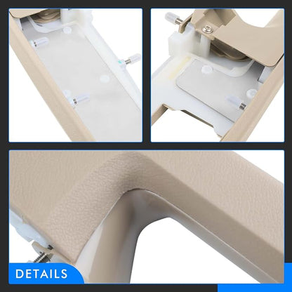 80995 Door Panel Armrest Repair Fit for Chevy Silverado Suburban Tahoe Avalanche | Fit for GMC Sierra Yukon 2010-2014 | Fits Door Panel with Release Handle Above Armrest | Front Left Driver Side | Tan
