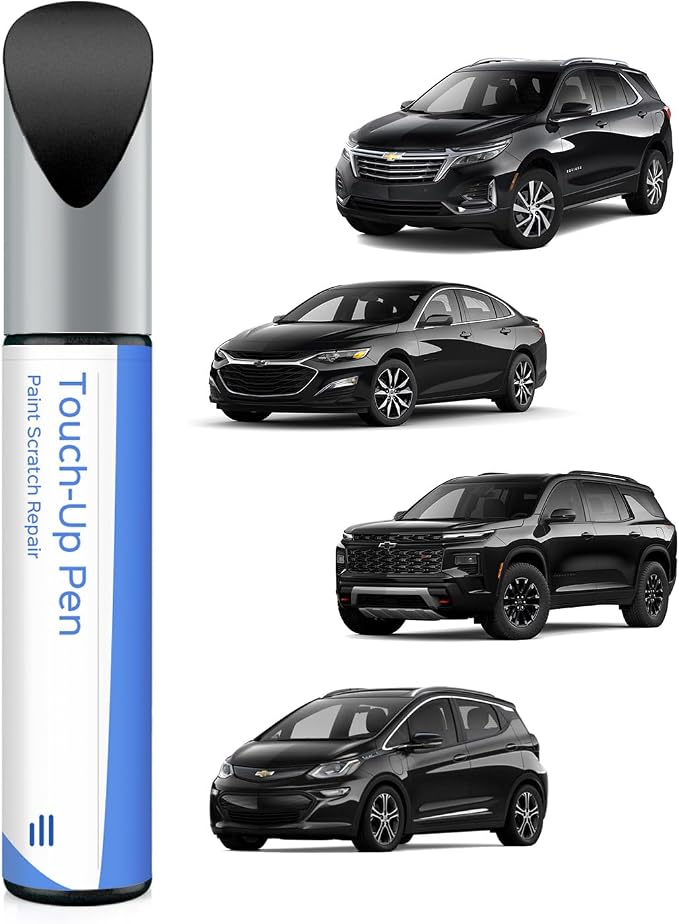 GB8/WA384A Mosaic Black Metallic Touch Up Paint Compatible with Chevrolet Exact Match Chips and Nicks Touch Up