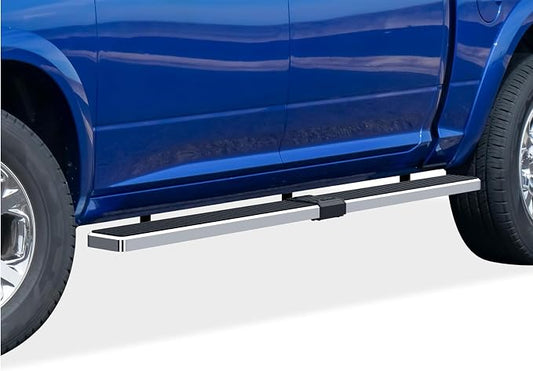 APS Wheel to Wheel Running Boards 5in Compatible with Ram 1500 2009-2018 Crew Cab 5.5ft Short Bed & Ram 2500 3500 2010-2026 304 Stainless Steel (Nerf Bars Side Steps Side Bars)