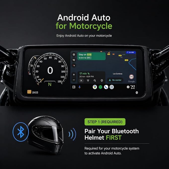 CarPlay AI Box 2025 Upgrade – Magic Box 3.0 with Wireless CarPlay & Android Auto, Bult-in Netflix, YouTube, Disney+, Prime Video | 5.8GHz WiFi, Auto Connect | for OEM Wired CarPlay Cars & Motorcycles