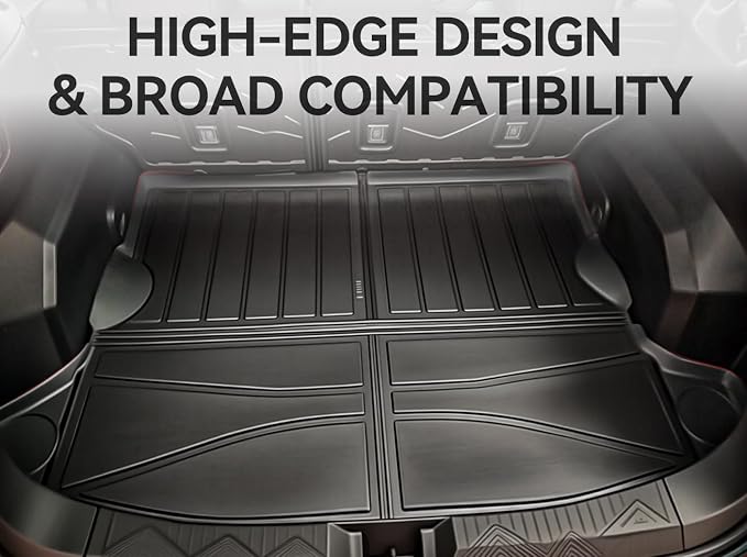 YITAMOTOR Floor Mats & Cargo Mat Fits for Subaru Crosstrek & Impreza 2026 2025 2024 (Non Crosstrek Hybrid), All Weather Protection TPE Waterproof Non-Slip Floor Liners 1st & 2nd Row Set Accessories