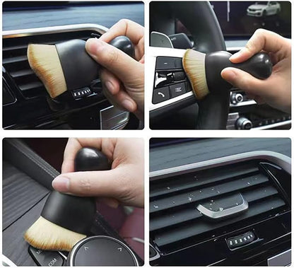 Car Interior Detailing Brush, Auto Interior Soft Hair Removal Brush,Car Brush, Car Cleaning Brush Interior Soft Bristles Detailing Brush Dusting Tool for Car,Home,Office,Computer,Keyboard (3PCS)