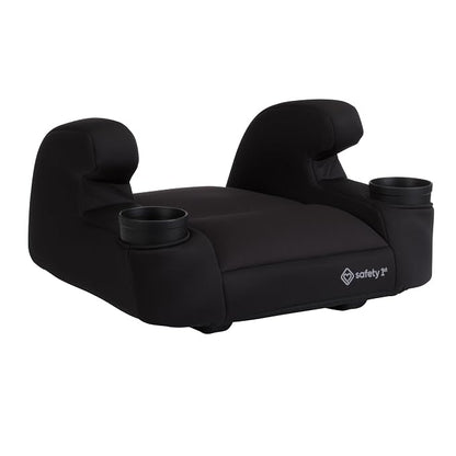 Safety 1st Comfort Ride Lite Booster Car Seat, 2-Pack, Lightweight Backless Booster Seat, Machine Washable, Dishwasher Safe Cup Holders, USA-Made, Fits Kids 40-100 lbs, 43.4-57", Black