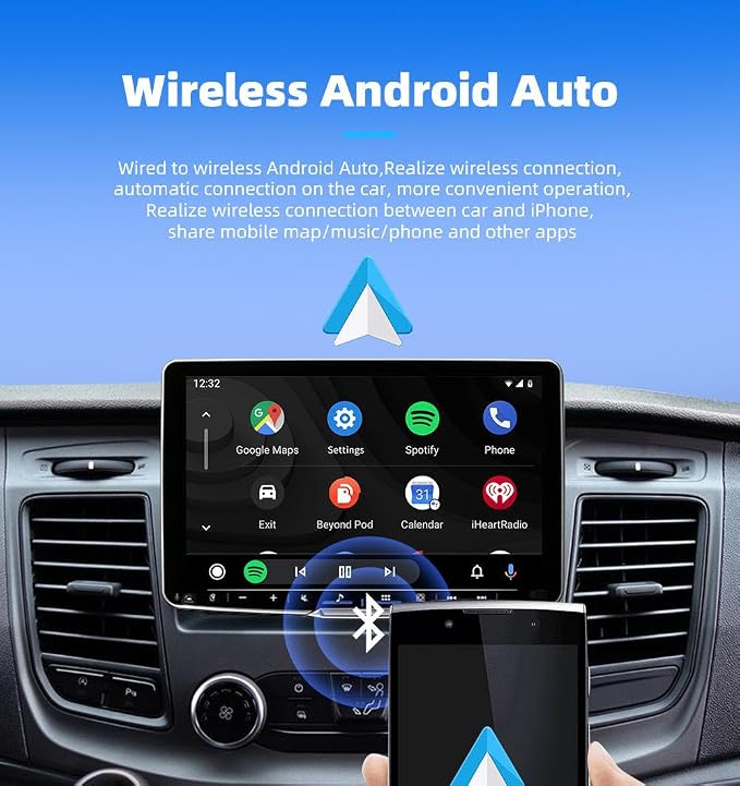 Wireless CarPlay & Android Auto Adapter - 2026 Upgraded