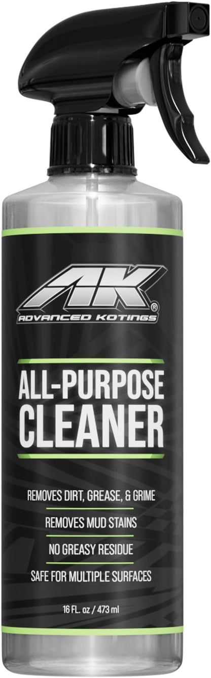 Advanced Kotings All Purpose Cleaner | Interior or Exterior Spray for Cars, ATVs, UTVs, Dirt Bikes, Motorcycles and More | Removes Dirt, Oil, Grime and Shines Surfaces | 16 fl oz Spray - Single Bottle