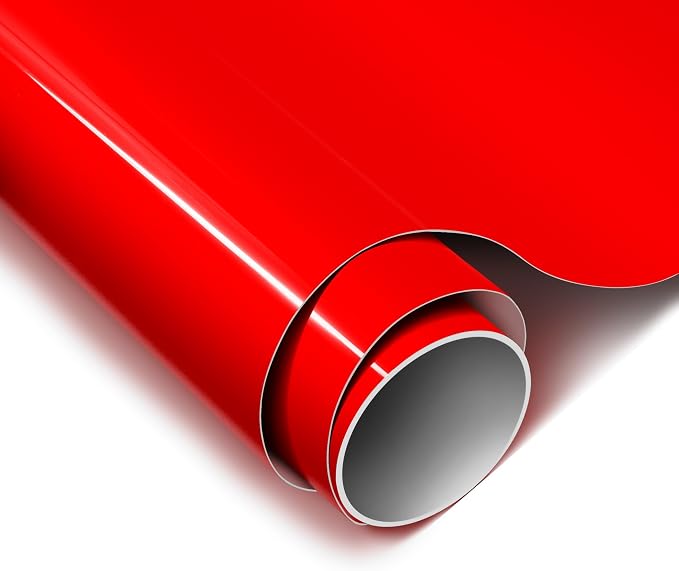 ColorFusion PPF by VViViD, Gloss Dragon Fire Red Dry Apply PPF Vinyl Car Wrap Roll 60ft x 5ft