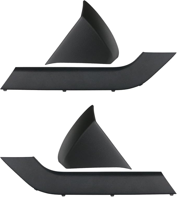 4PCS Door Armrest Cover Trim Kit Front&Rear Left Right Side Door Panel Arm Rest Bezel Set Black Compatible with 2014-2020 Chevy Silverado GMC Sierra Double Cab