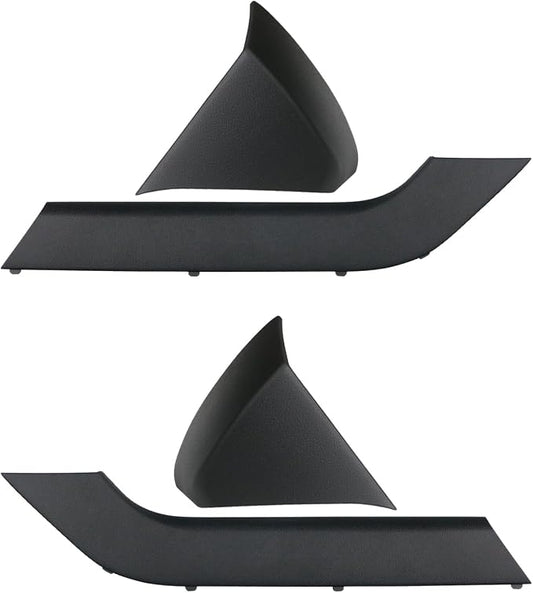 4PCS Door Armrest Cover Trim Kit Front&Rear Left Right Side Door Panel Arm Rest Bezel Set Black Compatible with 2014-2020 Chevy Silverado GMC Sierra Double Cab