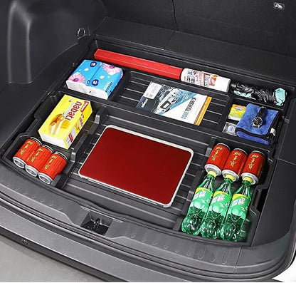 For 2019-2025 Toyota RAV4 Trunk Hidden Storage Box, SUV Insert Cargo Rear Hatch Organizer, Extra Space fits RAV4 LE XLE XSE TRD Hybrid Under Cargo Floor Storage Accessories
