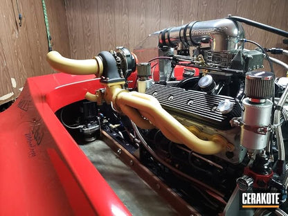 CERAKOTE® Glacier Gold Coating Kit (C-7800 16 oz.) - Everything Needed to Spray Cerakote - Air Cure - Durable, High Temp Performance Ceramic Coating (1800°F Rating)