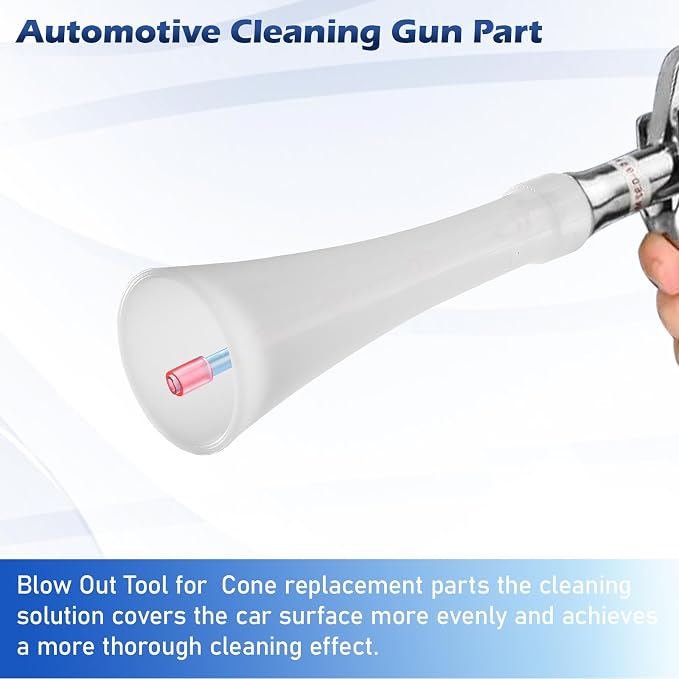 EAORBD Car Cleaning Gun Part for Tornador Car Blow Out Tool Weighted Tube for Tornador Rubber Hose with Threaded Cap (Rubber Hose(1))