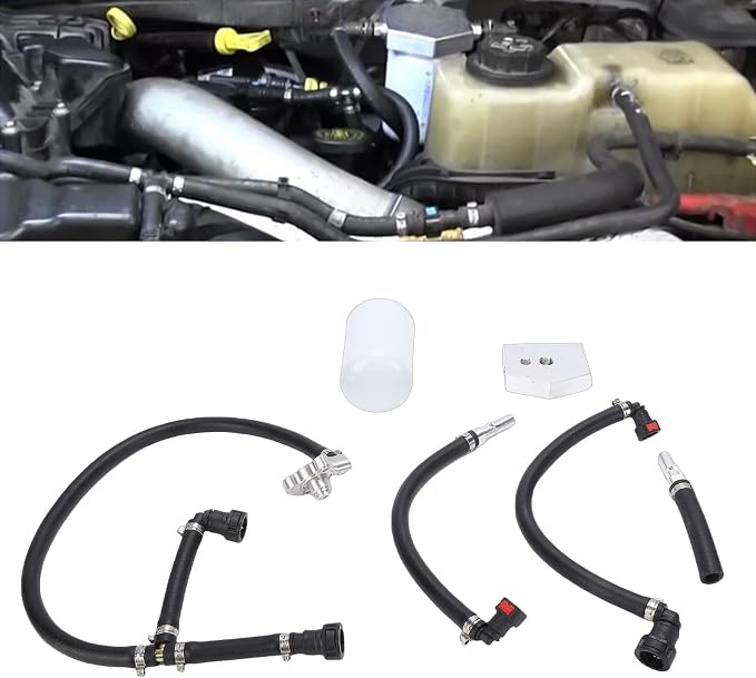 Acouto CP4 Disaster Prevention Bypass Kit 7031190 Replacement for F-450 F-550 Super Duty 2011-2025 6.7L Derv, with Aluminum Alloy Sealed Components