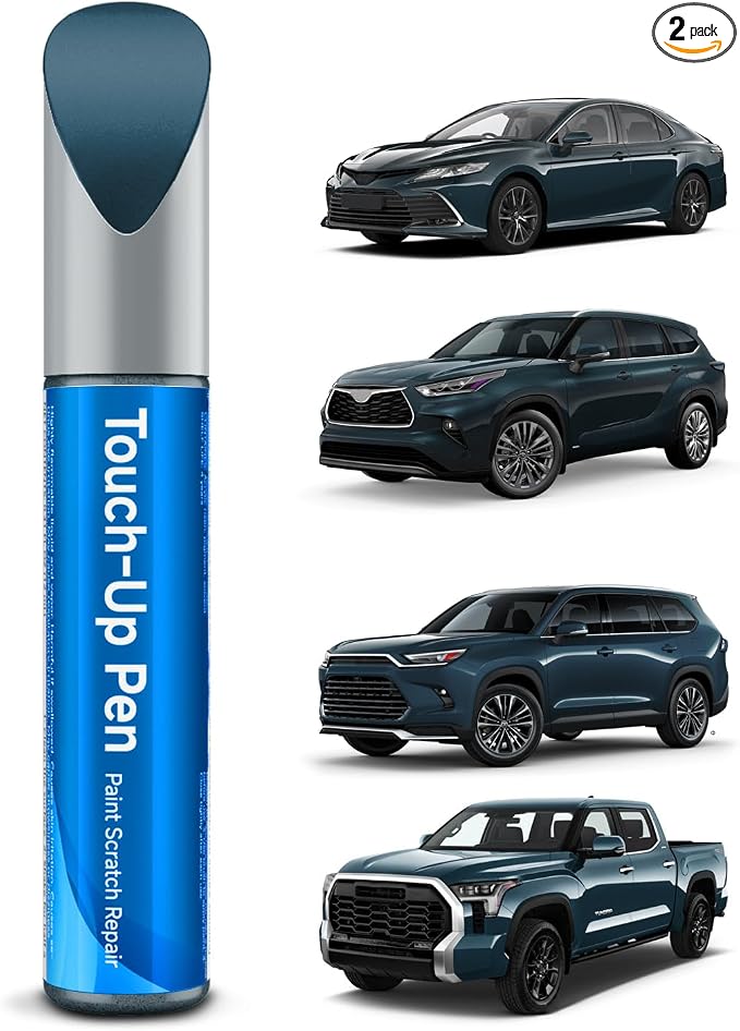 8W2 Cavalry Blue Touch Up Paint Compatible with Toyota Exact Match Touch Up Paint Car Scratch Repair