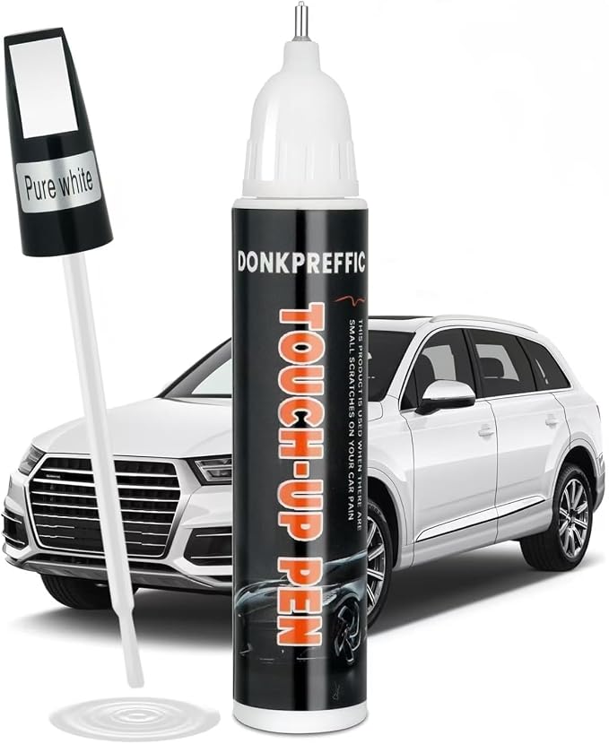 White Touch Up Paint for Car, Cars Scratch Repair, Premium Automotive Scratch Remover for Deep Scratches, Precise Auto Paint Touch up