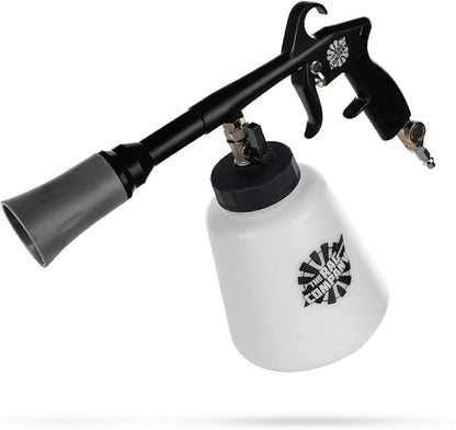 The Rag Company - Ultra AIR Blaster Plus - Deep Clean Interior Detailing Tool; Air and Liquid Combo; Durable Metal Design; Trigger Operated - Black