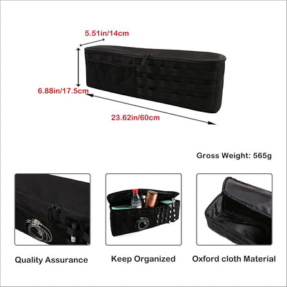 Aunginsy Car Trunk Organizer Compatible with Toyota FJ Cruiser 2007-2021+, 1PCS Left Side Trunk Storage Bag Backseat Hanging Storage Multi-Compartment Oxford Cloth Space Saving Interior Accessories