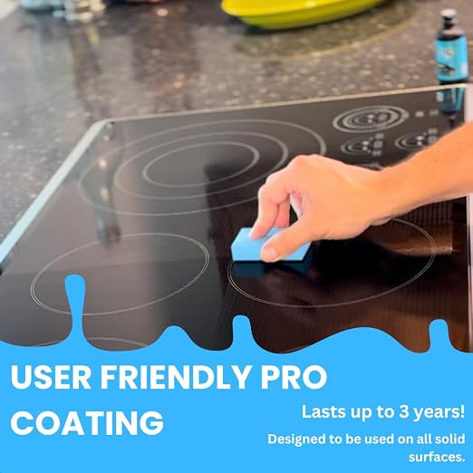 Home Ceramic PRO kit- 10H Pro 3 Year Coating - 50ML - Kitchen & Bath, Stainless Steel - Professional DIY Coating - Protect Your Home from Stains, Scums, Fingerprints, and More!