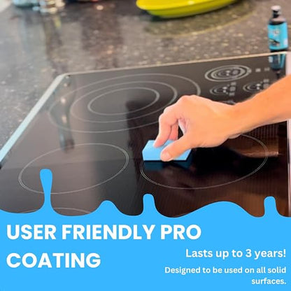 Home Ceramic PRO kit- 10H Pro 3 Year Coating - 50ML - Kitchen & Bath, Stainless Steel - Professional DIY Coating - Protect Your Home from Stains, Scums, Fingerprints, and More!