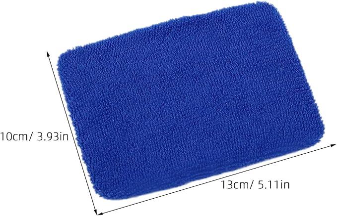 Car Window Cleaner Replacement Cloths 9Pcs Microfiber Pads for Windshield Cleaning Fog and Dust Removal Auto Cleaning Tool