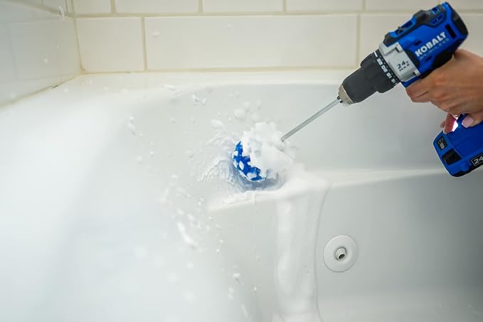 RotoScrub Drill-Powered Cleaning Brushes - 2-Brush Drill Accessory Combo Kit
