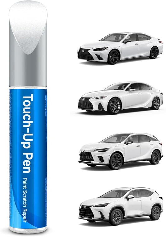 083/2MH Ultra White Tricoat Touch Up Paint Compatible with Lexus Exact Match Touch Up Paint Car Scratch Repair