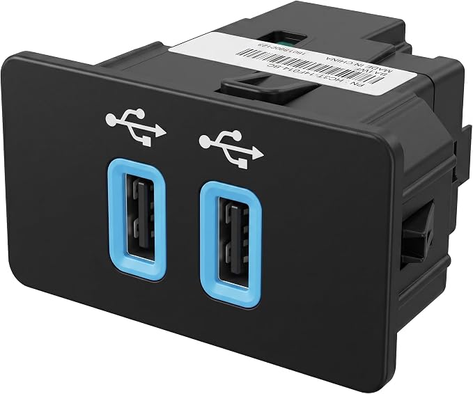 HC3Z-19A387-B/HU5Z-19A387-A, Carplay Dual USB Hub, Compatible with Ford SYNC 3 System Models, Supports Apple CarPlay, Android Auto Phone Charging, Plug and Play,