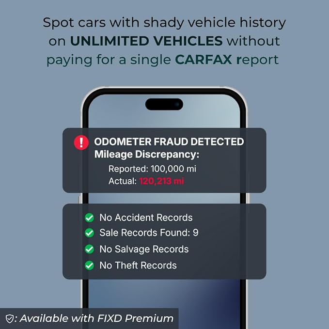 FIXD Bluetooth OBD2 Scanner for iPhone & Android - Diagnostic Scan Tool for Repairs and Car Buying - Check Engine Code Reader & Enhanced Codes - (1 Pack w/Free 14-Day FIXD Premium Bundle)