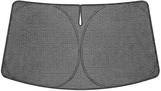Proadsy Windshield Sun Shade Custom Fit Santa Fe 2024-2026 Ice Crystal Black Front Window Sunshade UV and Heat Blocker Foldable Visor Keeps Car Cooler for Summer Parking and Daily Use